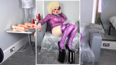 Sissy Limp Clit fills it's Cunt Hole