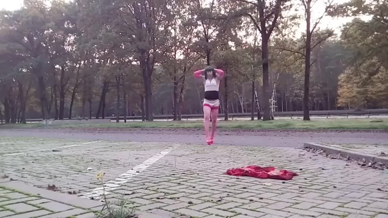 Watch Anya_Transe - german sissy outdoor parking lot/parkplatz Shemale Porn Videos | TranSexBig.