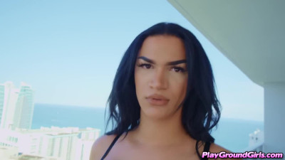 Ramon sodomizes Candice while she plays his pecker