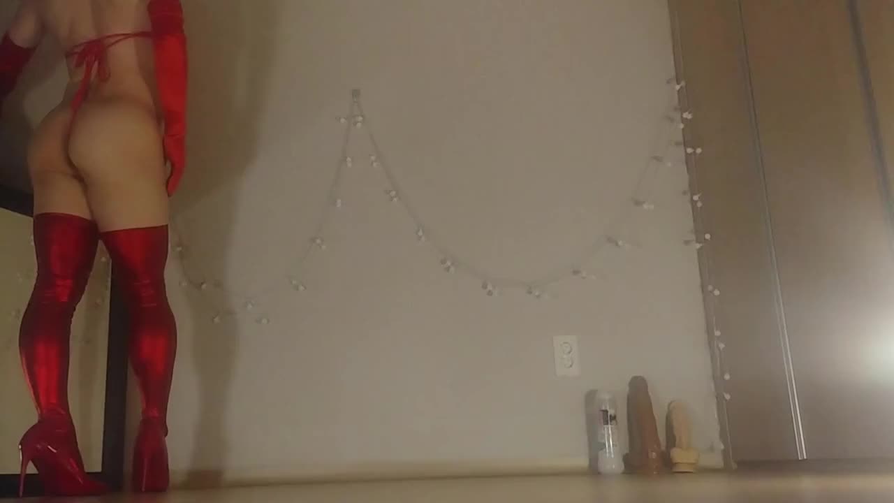 Watch lewd cd in red solo play Shemale Porn Videos | TranSexBig.