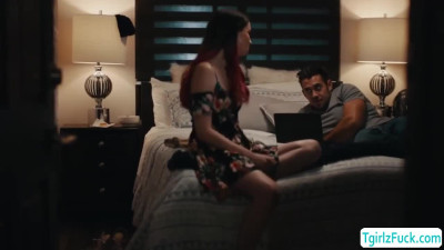 Ts Natalie Stone analed by her stepbro