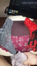 Crossdresser cumshot in years Mother in law big panties