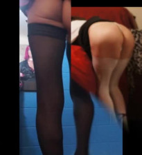 Crossdresser CD Sissy Femboy Trap gets the cum