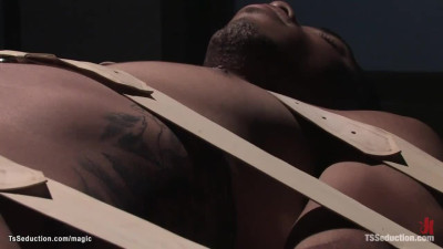 Mature shemale doctor fuck strapped man