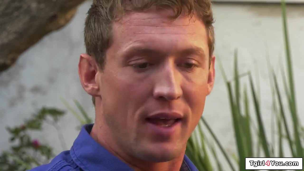 Watch Couple suck small tits shemale Jenny Flowers cock in a 3some Shemale Porn Videos | TranSexBig.