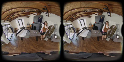 VRB Trans horny blonde ladyboy in POV VR Porn