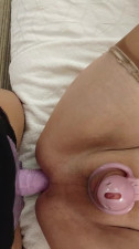 Purple Strap on