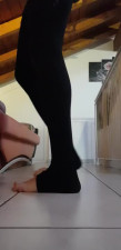 Crossdresser anal dildo