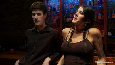 Morgan Bailey Having Fun In A Bar