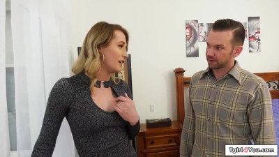 Big tits transsexual Candy Marie gets anal reamed by a guy