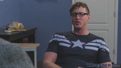 Tgirl babe titty fucking and sucking