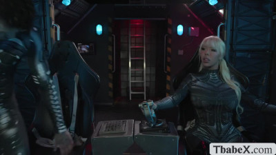 Sexy Tbabe astronaut gets analed by her friend