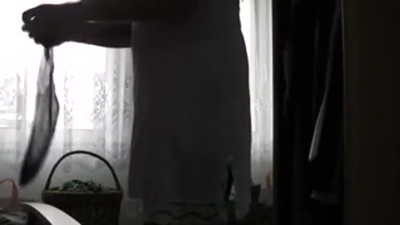 crossdress jerking dark sofa