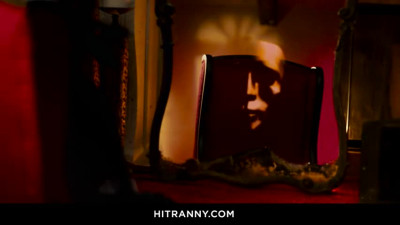 Snow white meets with Tranny queen - Emily Willis and Natalie Mars