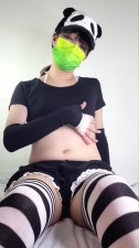 Panda Girl Tease (Crossdresser)