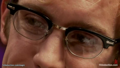 Big cock shemale fucking blond man
