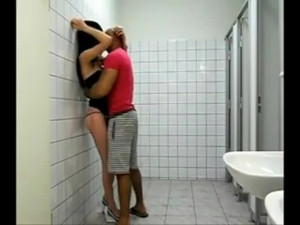 amazing crossdressing fucked in outdoors bathroom