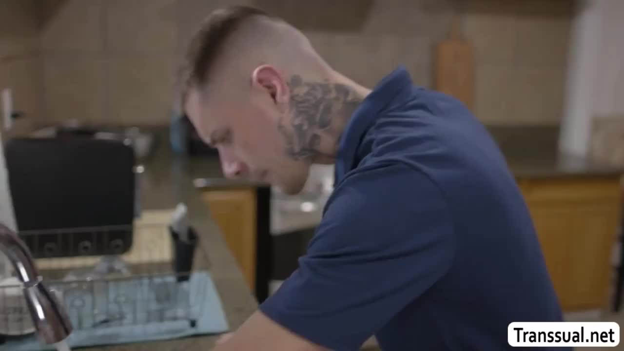 Watch Slut shemale licks and bareback fucks the ass of pipe man Shemale Porn Videos | TranSexBig.