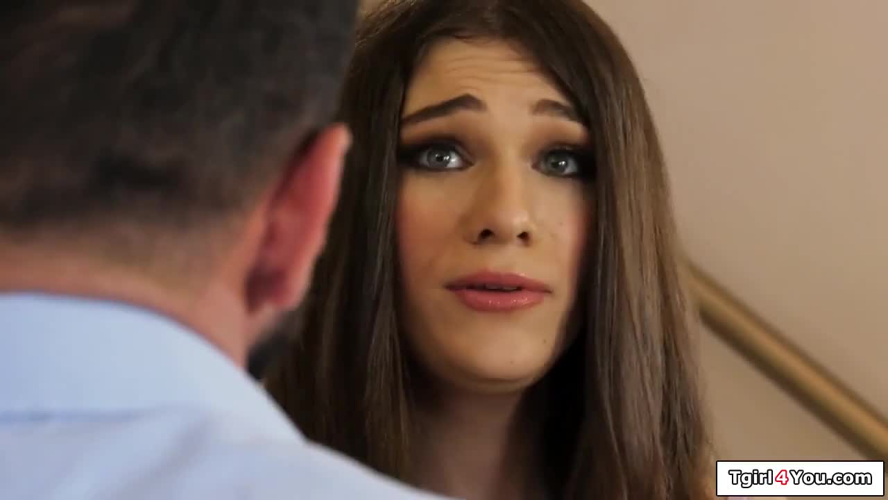 Watch Brunette tgirl Jessy Bells anal reamed in interracial 3some Shemale Porn Videos | TranSexBig.