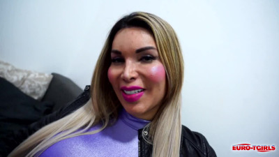 EURO TGIRLS: Helena Luengo's Bawdy Strip Show
