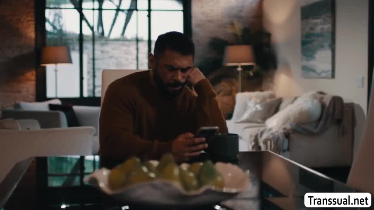 Watch Fat stepdad gets bareback fucked by shemale stepdaughter Shemale Porn Videos | TranSexBig.