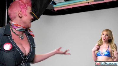 Shemale Korra del Rio rims n anal ride tgirl model Kate Zoha