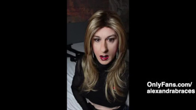 JOI and dirty talk with OnlyFans model Alexandra Braces