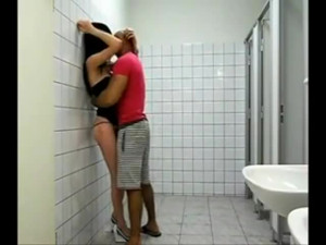 amazing crossdresser fucked in outdoors bathroom