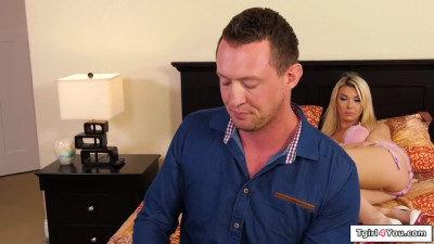 Busty tgirl Aubrey Kate gets anal reamed by cheating husband