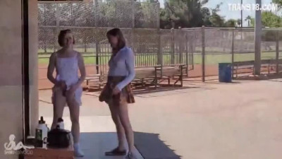 Shiri Allwood and Lianne Lawson Outside Adventure