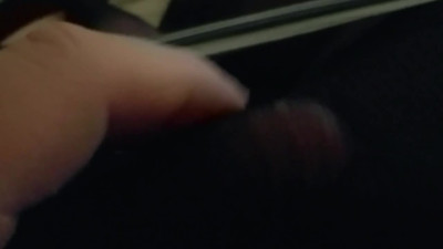 Stroking and Cumming in Hose
