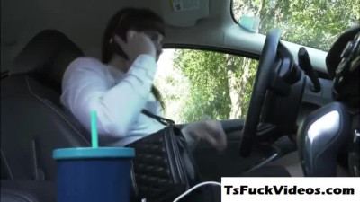 sensational tranny natalie gets her juicy butt pounded