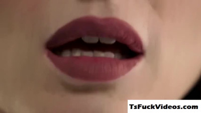 Tranny cutie Natalie Mars dick hungry asshole gets bang