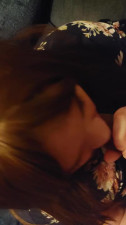 Trans girl sucking new boyfriends dick