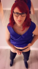 Pantyluvn sissy dancing, jerking, cumming
