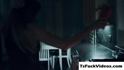 Tranny beauty Kate Zohaa asshole takes stepbros dick