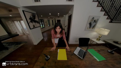 VRB Trans Slutty Receptionist with Korra Del Rio POV HD Porn