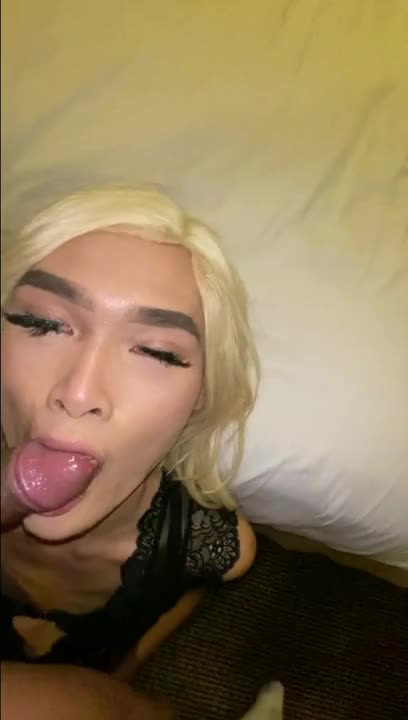 Watch Skinny Asian Sissy versus BBC Dom Shemale Porn Videos | TranSexBig.