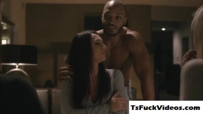 tgirl Aubrey ate sucs and fucs masculine Wesley Woods 0