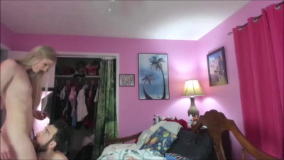 Slim blonde Doll Shemale