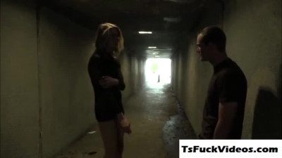shemale Casey Kisses s and fucks Jonahs dick