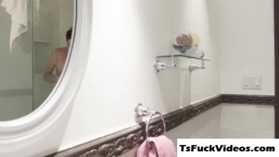 slim Tranny Lena Kelly stretches asshole for a hard anu