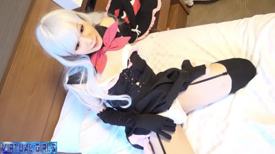 Lascivious gasping, She has a very cute anime voice and a perfect face