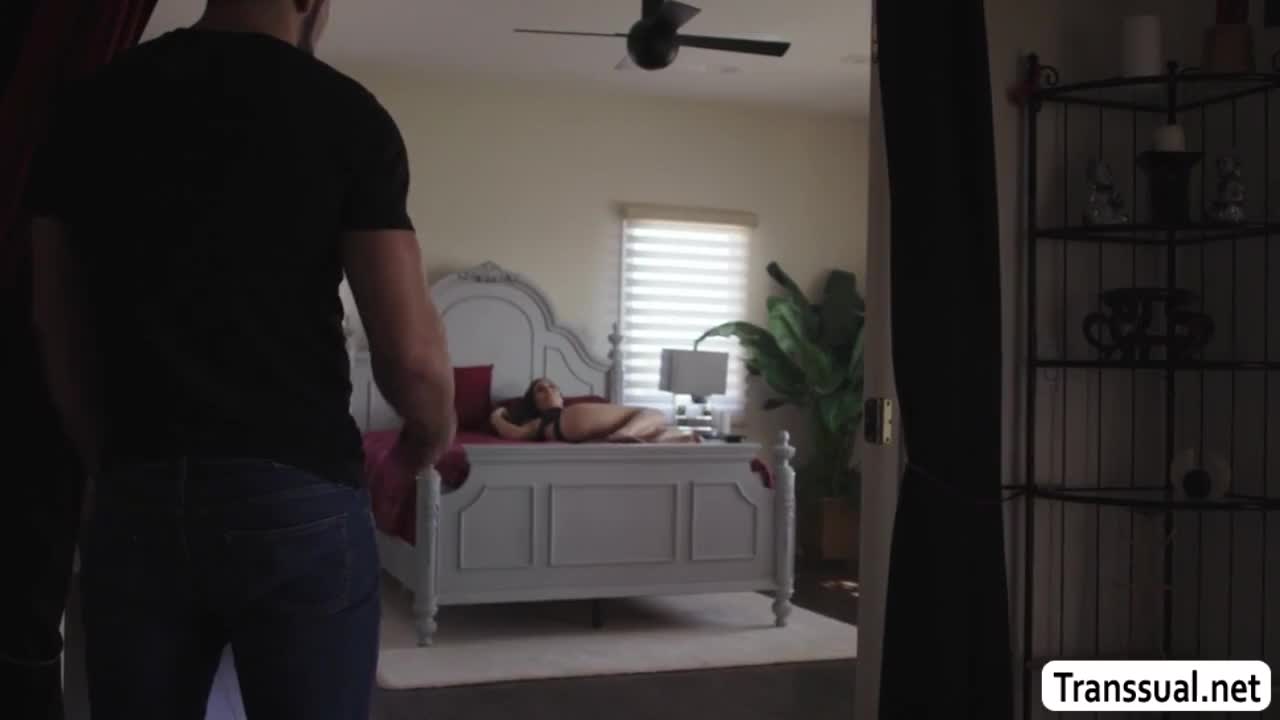 Watch Horny stepson bareback fucks TS stepmom Shemale Porn Videos | TranSexBig.