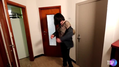 Chubby Tgirl Alexandra fucking her womanized toyboy xh2