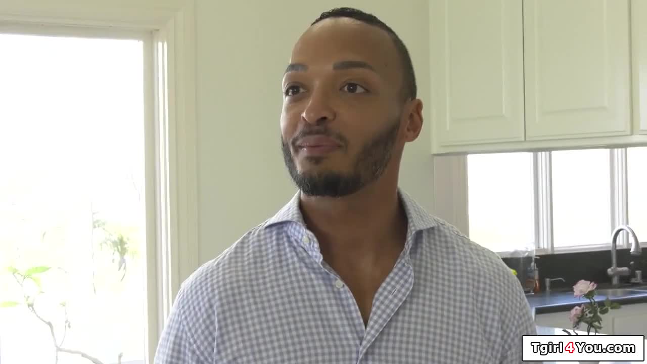 Watch Busty tattooed tgirl Angelina Please barebacked by black bf Shemale Porn Videos | TranSexBig.