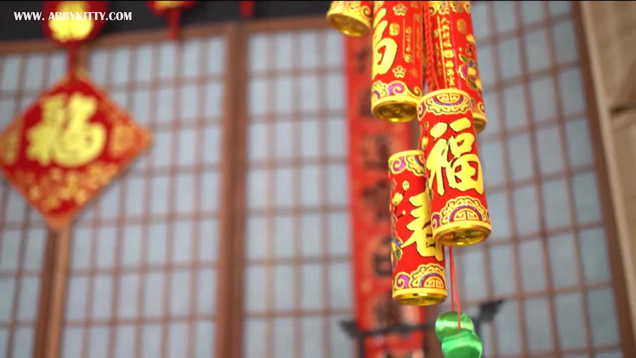 Watch AB065 Happy Chinese New Year-Red food challenge and nice blow job - 恭喜发财红色食物大挑战-性感红衣女郎口交射精 Shemale Porn Videos | TranSexBig.