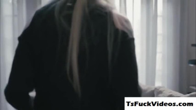 big assed tgirl Aubrey Kate hard interracial anus fucki