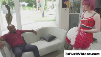 cheerleader Ella Hollywood round bubble ass hardcore an