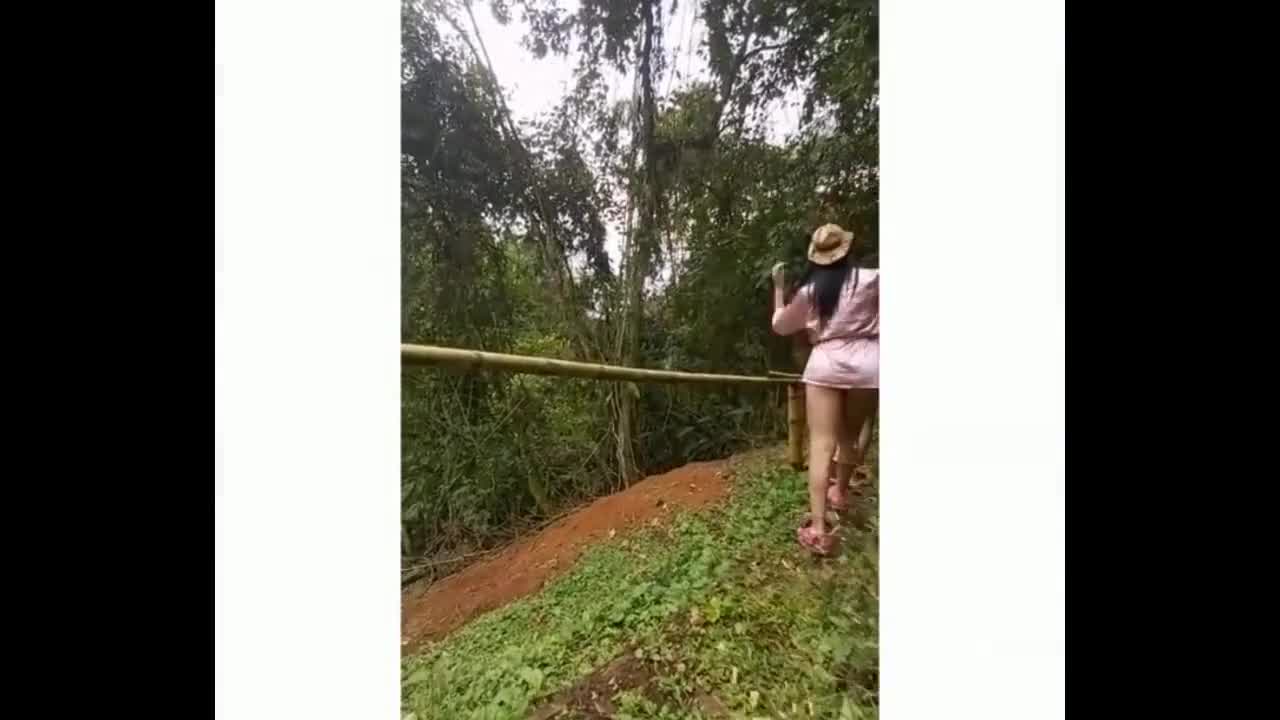 Watch Two Trannies by the Cascade Outdoors Making Lovep Shemale Porn Videos | TranSexBig.